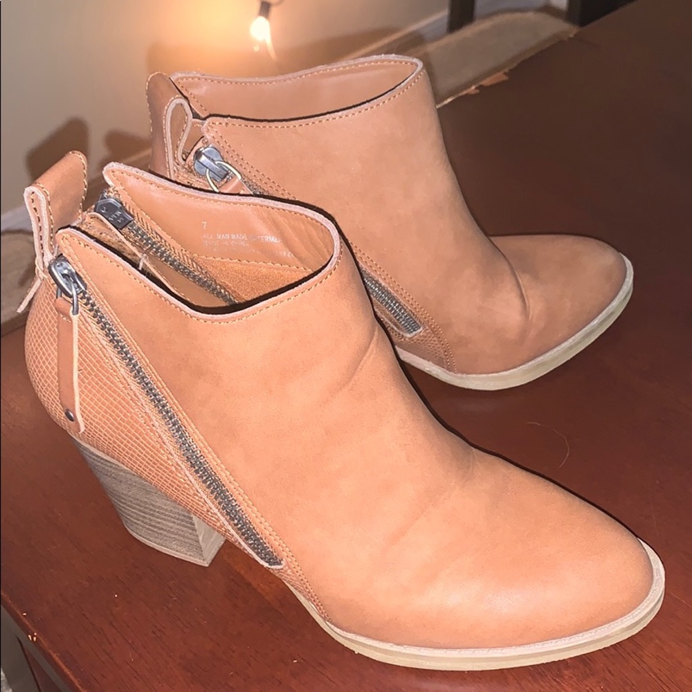 Tan Booties
